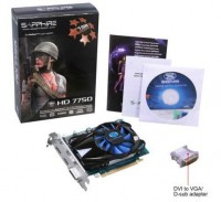 PLACA DE VIDEO PCI EXP. 1GB DDR5 SAPPHIRE AMD RADEON HD7750